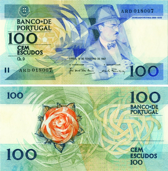 Portugal 100 Escudos 1986-8 P179 Unc