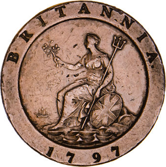 George III, 1797 Twopence Good Very Fine_rev