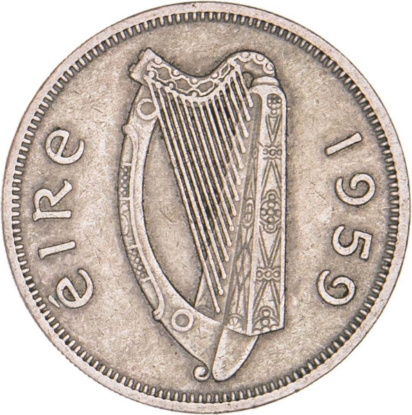 Ireland, Florin 1959 Fine_obv