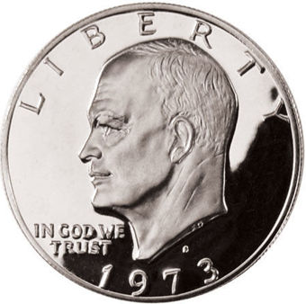 1973 Ike Dollar Clad Proof
