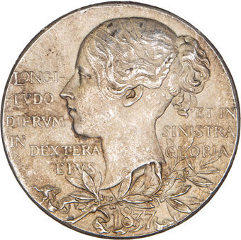 Victoria - Diamond Jubilee 1897 Small Silver (26mm) Extremely Fine_rev