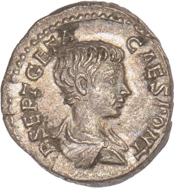 Geta. A.D. 209-212. AR Denarius. Nobilitas_obv