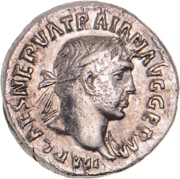 Trajan AR.Denarius, Rev. Victory Advancing Left_obv