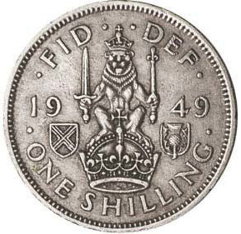 George VI_1949_Shilling_Scottish_Type_rev