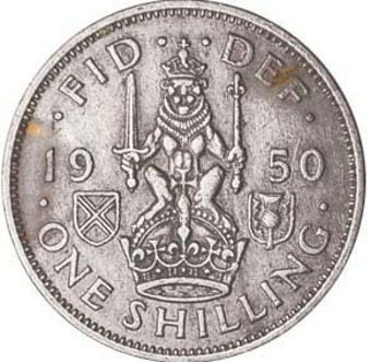 George VI_1950_Shilling_Scottish_Type_rev
