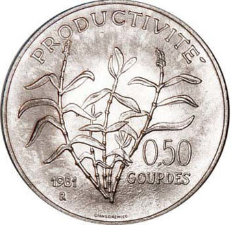 Haiti, FAO Coin_rev