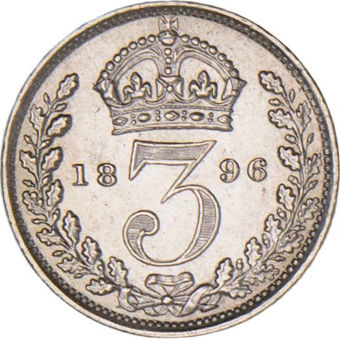 Victoria_Threepence_Old_Head_Silver_Extremely_Fine_rev