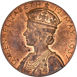George VI, 1937 Coronation Small Bronze Medal no case_rev