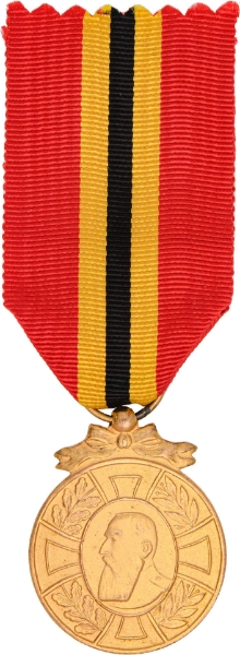 Belgium, Leopold II Commemorative Medal 2nd Type 1865-1909_obv