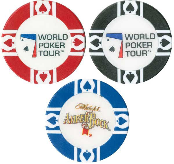 World Poker Tour Set of 3 Chips