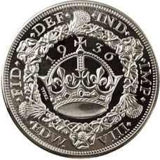 Edward VIII, Crown (Wreath) 1936 Patina in Nickel Silver_rev
