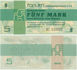 East Germany 5 Marks Foreign Exchange PFX1-3Unc