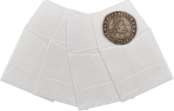 50 White Paper 2x2 envelopes