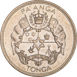 Tonga, Salote Tupou III, 1 pa'anga 1967 Prooflike Uncirculated_rev