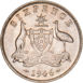 1946 Australia Sixpence Brilliant Uncirculated_rev
