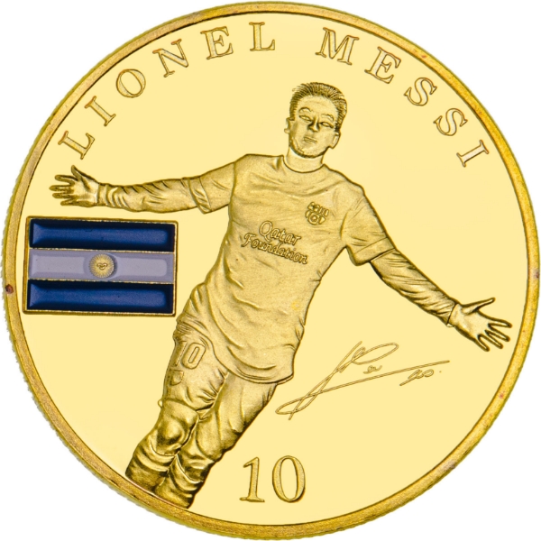 Lionel Messi FC Barcelona Medal_obv