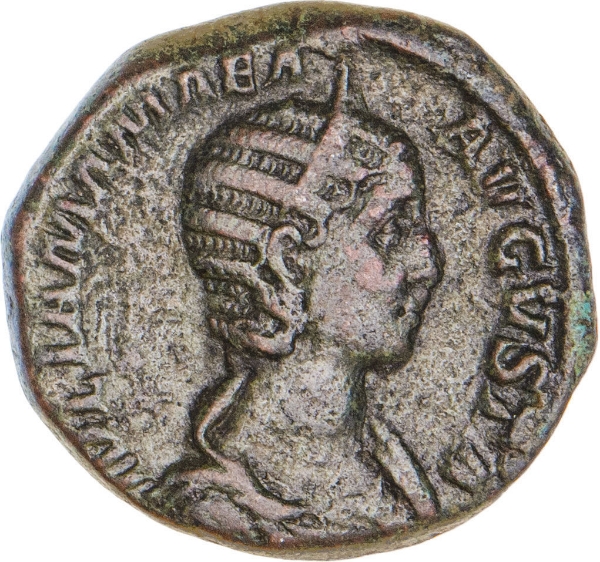 Julia Mamaea, Mother of S. Alexander., Æ Sestertius_obv