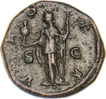 Julia Mamaea, Mother of S. Alexander., Æ Sestertius_rev
