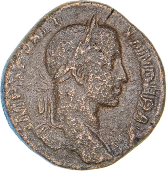 Severus Alexander. A.D. 222-235., Æ Sestertius_obv
