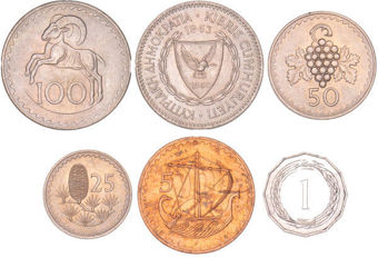 Cyprus 5-coin Mint Set 1963-1983