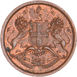 East India Company 1/12 Anna 1835 Abt. Unc_obv