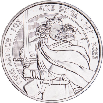 2023 £2 King Arthur 1 Oz Unc_rev