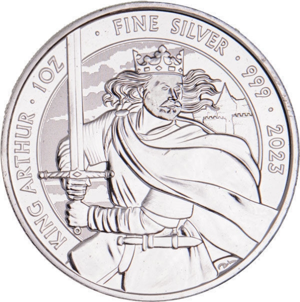 2023 £2 King Arthur 1 Oz Unc_rev