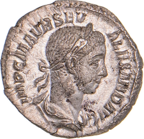 Severus Alexander AR Denarius, Rev. Mars_obv