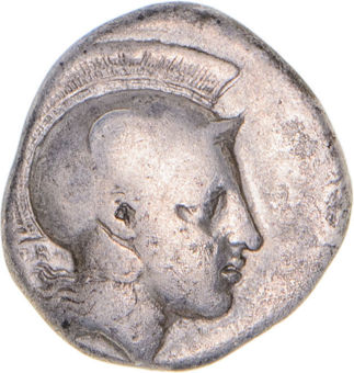Thessaly, Pharsalos. Ca. 424-404 B.C., AR Drachm_obv