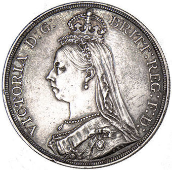 Victoria 1887 Jubille Head Crown Unc_obv