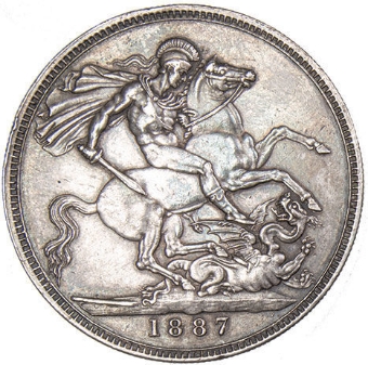 Victoria 1887 Jubille Head Crown Unc_rev