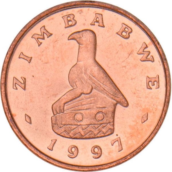 Zimbabwe, 1c 1997 BU_obv