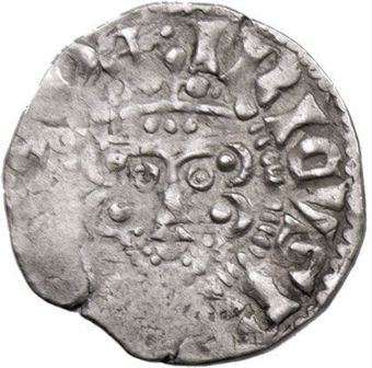 Henry III, Penny (Silver) 1216-1272 Fine_obv