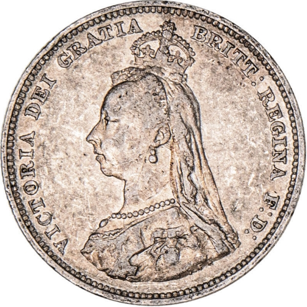 1887 Shilling Extremely Fine_obv