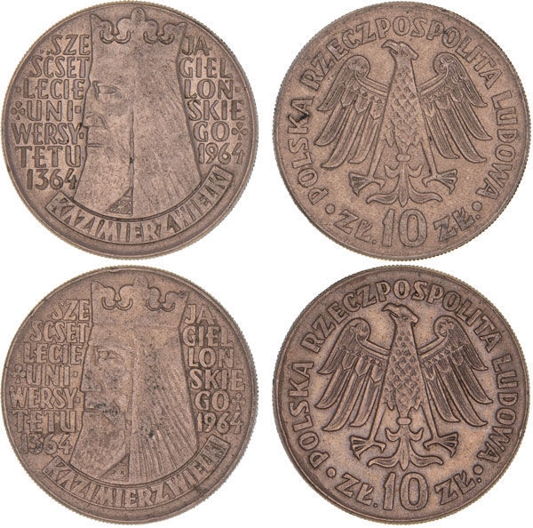 Poland, Pair of 10 Zlotych Very Fine