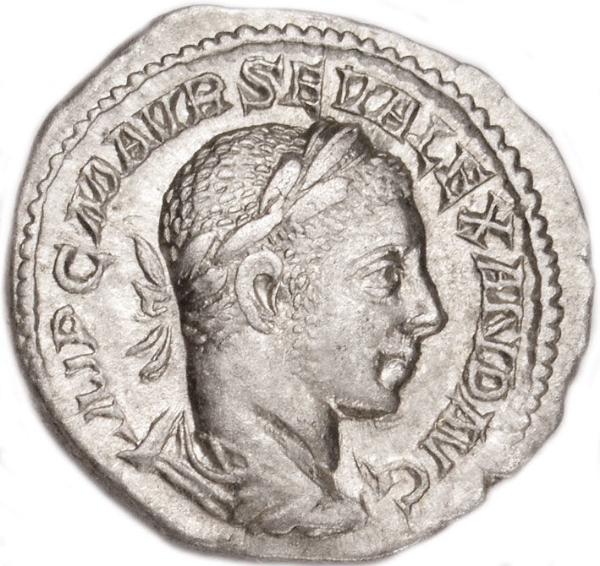 Severus Alexander Denarius Good Very Fine_obv