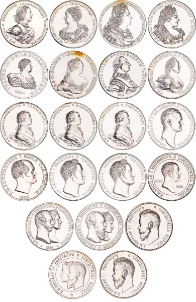 Tsarist Russia Patina Retro Pattern Crowns
