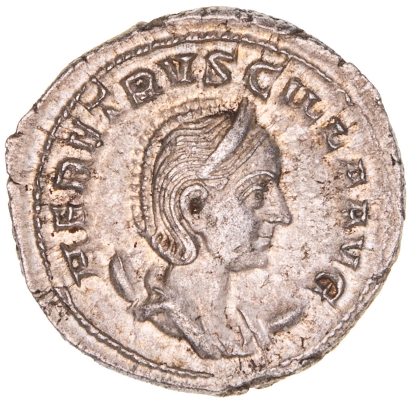 Herinna Etruscilla. Wife of Trajan Decius. AR Antoninianus_obv