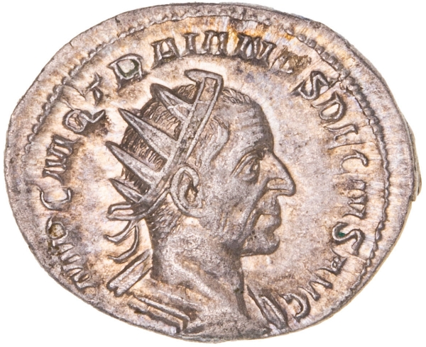 Trajan Decius AR Antoninianus, Rev. VCITORIA AVG_obv