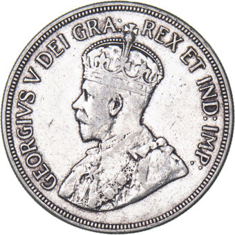 Cyprus, George V, 45 Piastres 1928 Extremely Fine_obv