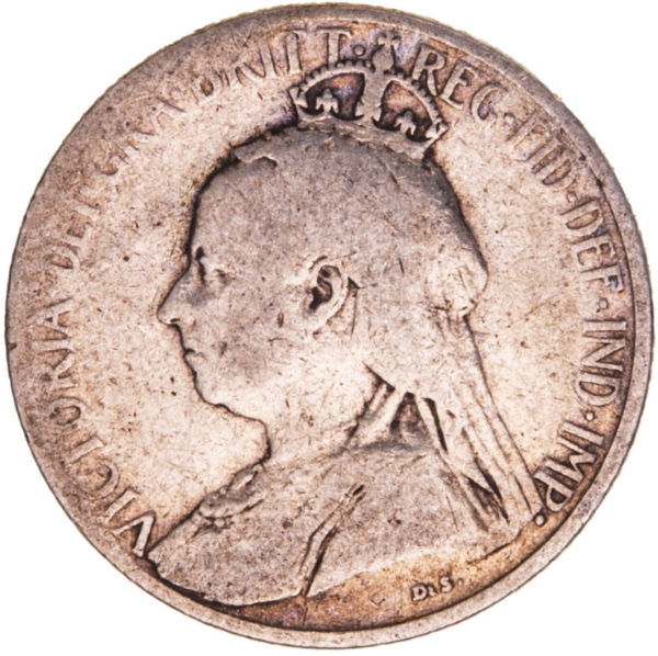 Cyprus, Victoria, Nine Piastres 1901 Very Good_obv