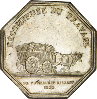 France, Silver Award Medal 1820_obv