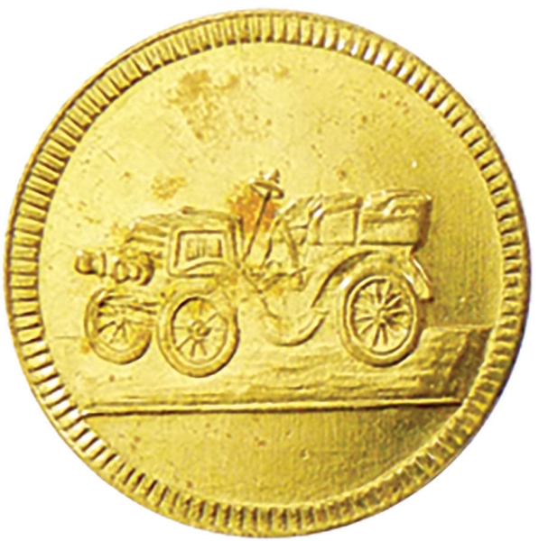 Germany, Panhard-Levassor Brass Token_obv