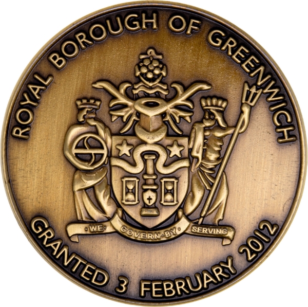 Greenwich Borough 2012 Olympic Commemorative Medal_obv