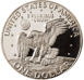 Eisenhower Dollar Silver Proof in Snap-lock case_rev