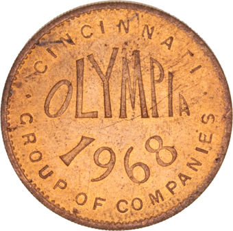 United States of America, Olympia Beer Token_obv