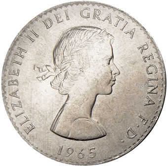 1965 Churchill Crown_obv