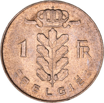 Belgium_1_Franc_1977_rev