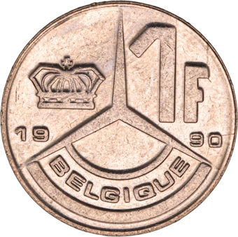 Belgium_1_Franc_1990_rev