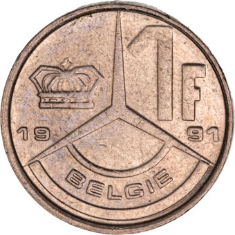 Belgium_1_Franc_1991_rev